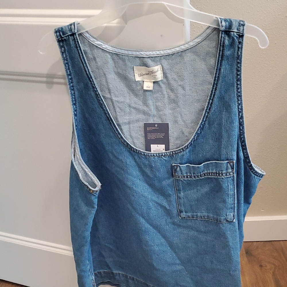 Universal Thread Blue Denim Tank Top